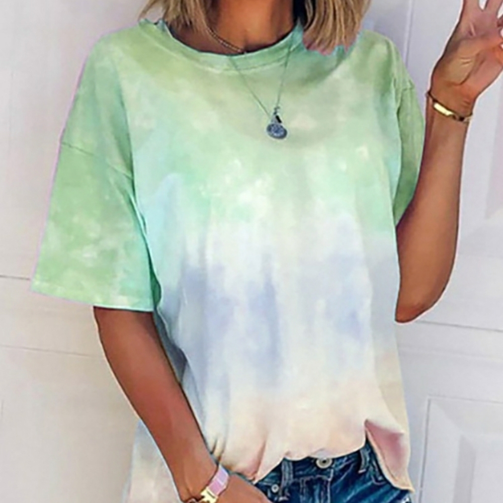 Tie Dye Print Short Sleeve T-shirt